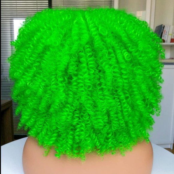 Ladies women curly afro  wig